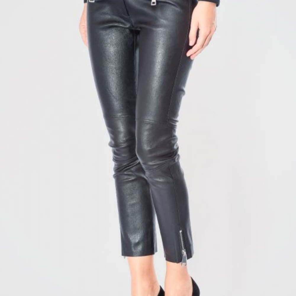 Sylvie Schimmel "Fluo" Lambskin Pants